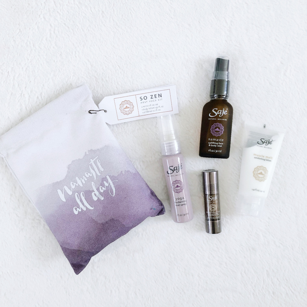 Saje Natural Wellness "So Zen" Post-Yoga kit
